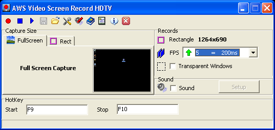AWS Video Screen Record HDTV